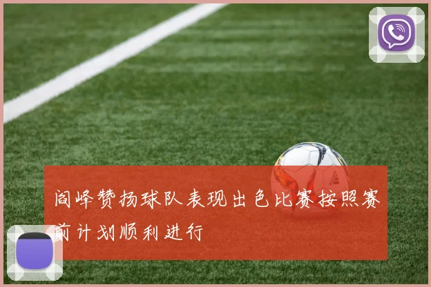阎峰赞扬球队表现出色比赛按照赛前计划顺利进行